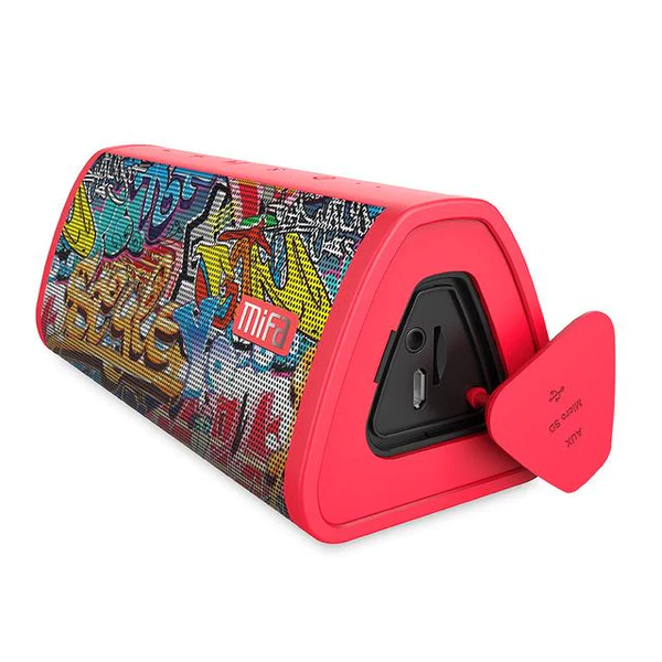 red waterproof outdoor speaker